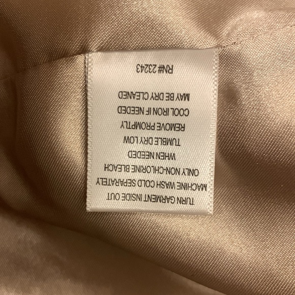 NY & Co EUC Short Double Breast Belted Trench Coat - Picture 16 of 16